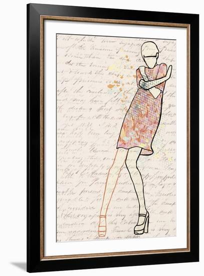 Carte de la Mode II-Clara Wells-Framed Giclee Print