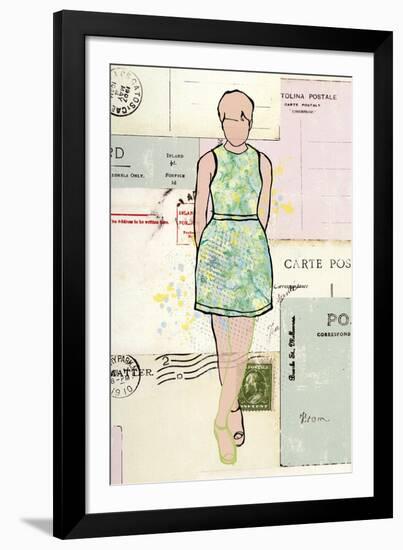 Carte de la Mode III-Clara Wells-Framed Giclee Print