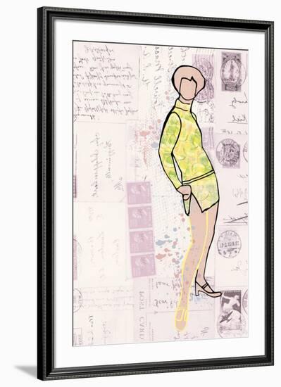 Carte de la Mode IV-Clara Wells-Framed Giclee Print