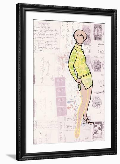 Carte de la Mode IV-Clara Wells-Framed Giclee Print