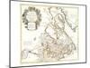 Carte Du Canada 1703-Guillaume De Isle-Mounted Art Print