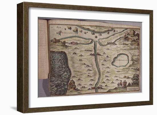 Carte du Tendre-null-Framed Giclee Print