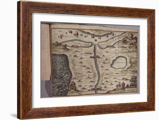 Carte du Tendre-null-Framed Giclee Print