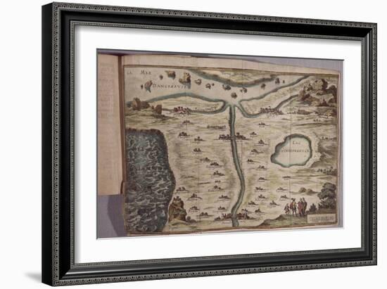 Carte du Tendre-null-Framed Giclee Print