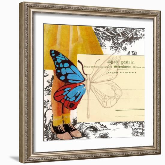 Carte Postal 1-Jan Weiss-Framed Art Print