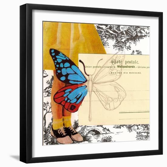 Carte Postal 1-Jan Weiss-Framed Art Print