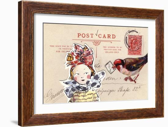 Carte Postal I-Claire Fletcher-Framed Giclee Print