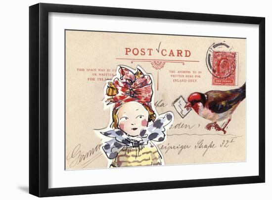 Carte Postal I-Claire Fletcher-Framed Giclee Print