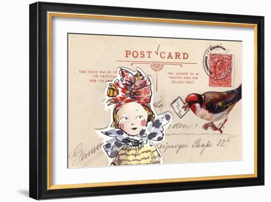 Carte Postal I-Claire Fletcher-Framed Giclee Print