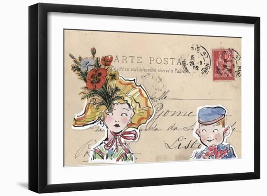 Carte Postal III-Claire Fletcher-Framed Giclee Print