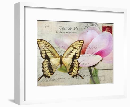 Carte Postale Magnolia I-Amy Melious-Framed Art Print