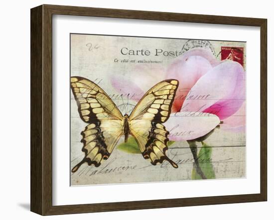 Carte Postale Magnolia I-Amy Melious-Framed Art Print