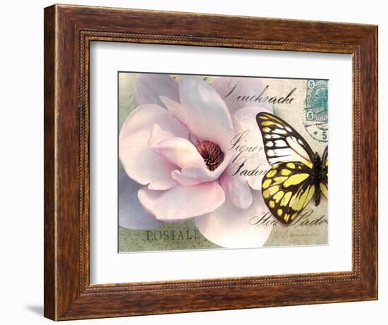 Carte Postale Magnolia II-Amy Melious-Framed Art Print