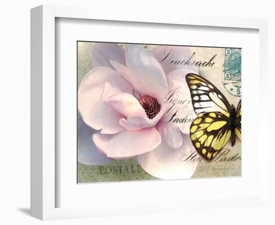 Carte Postale Magnolia II-Amy Melious-Framed Art Print