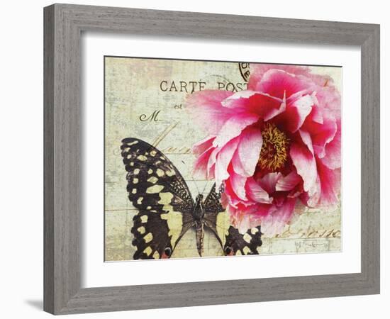 Carte Postale Peony-Amy Melious-Framed Art Print