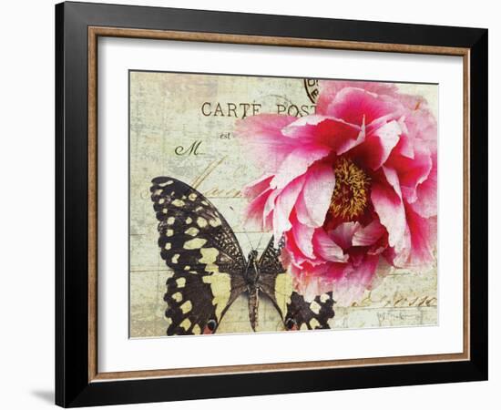 Carte Postale Peony-Amy Melious-Framed Art Print