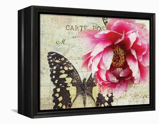 Carte Postale Peony-Amy Melious-Framed Stretched Canvas