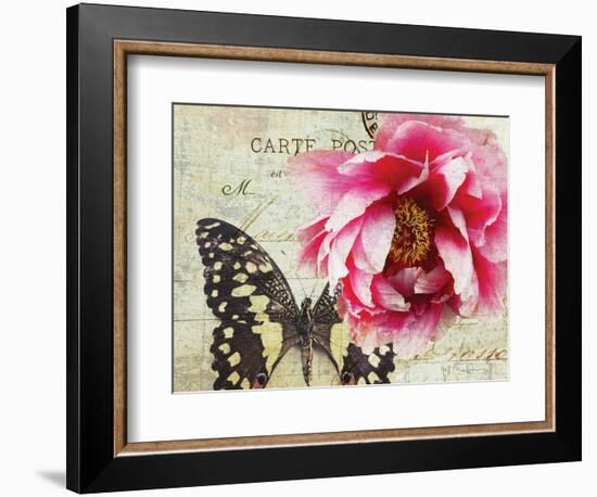 Carte Postale Peony-Amy Melious-Framed Premium Giclee Print