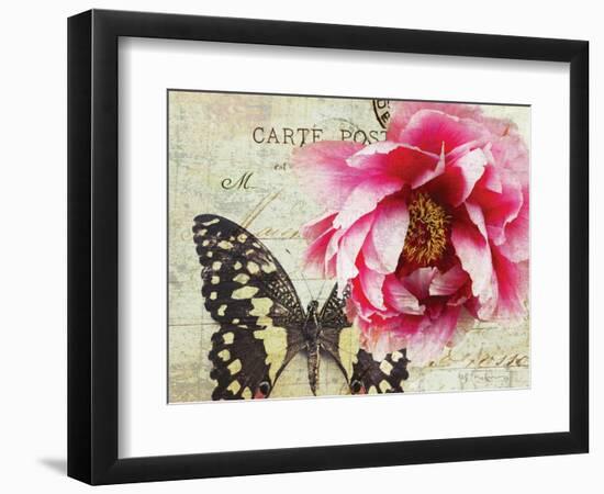 Carte Postale Peony-Amy Melious-Framed Premium Giclee Print