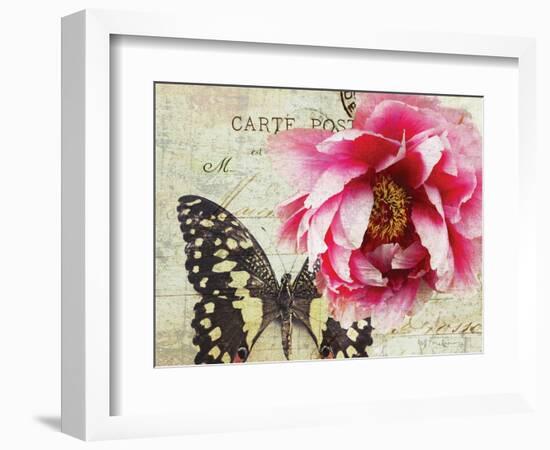 Carte Postale Peony-Amy Melious-Framed Premium Giclee Print
