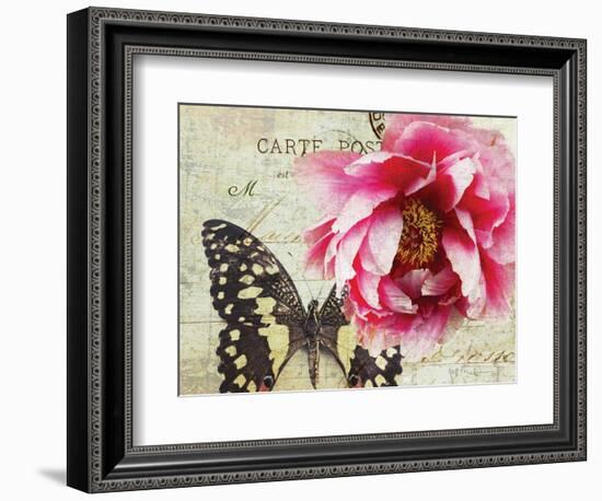 Carte Postale Peony-Amy Melious-Framed Premium Giclee Print