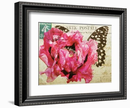 Carte Postale Poppy-Amy Melious-Framed Premium Giclee Print