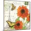 Carte Postale Sunflowers I-Julie Paton-Mounted Art Print