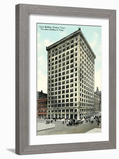 Carter Building, Houston-null-Framed Art Print