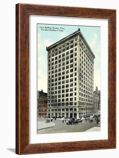 Carter Building, Houston-null-Framed Art Print