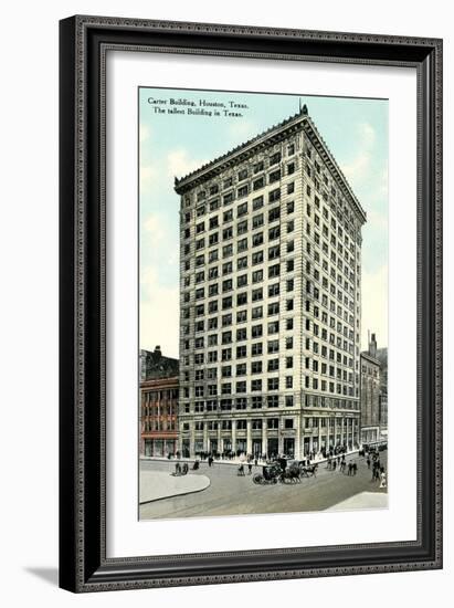 Carter Building, Houston-null-Framed Art Print