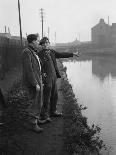 The Manure lock basin at Wolverhampton, 1950-Carter-Framed Premier Image Canvas
