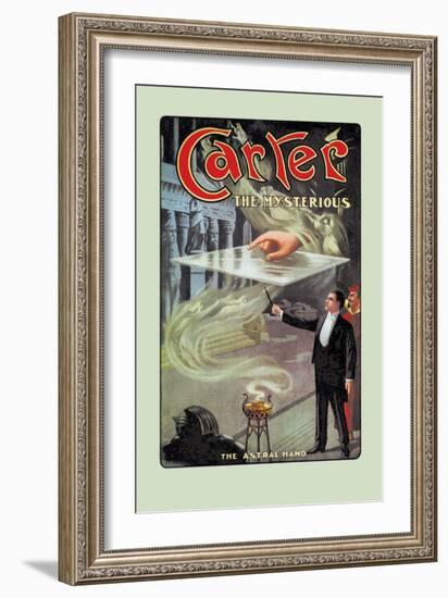 Carter the Mysterious-null-Framed Art Print