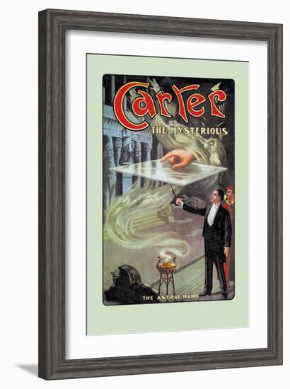 Carter the Mysterious-null-Framed Art Print