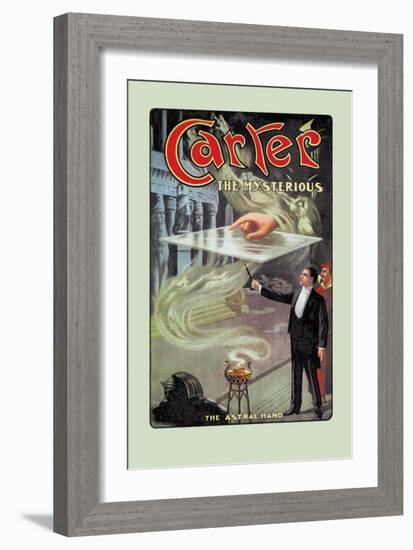 Carter the Mysterious-null-Framed Art Print