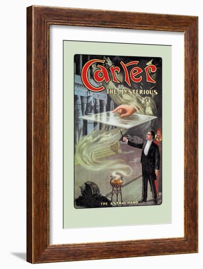 Carter the Mysterious-null-Framed Art Print