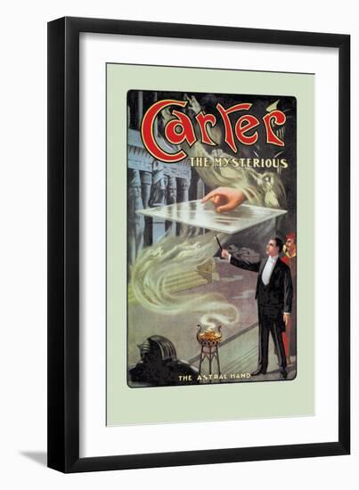 Carter the Mysterious-null-Framed Art Print