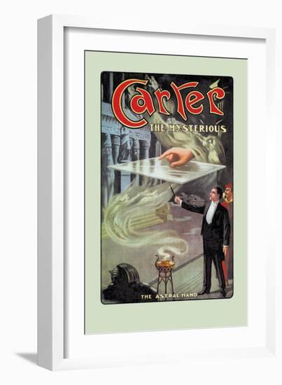 Carter the Mysterious-null-Framed Art Print