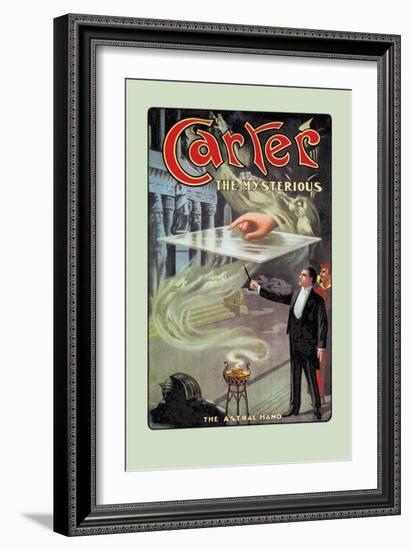 Carter the Mysterious-null-Framed Art Print