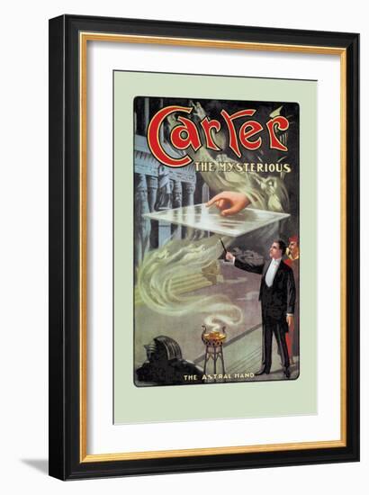 Carter the Mysterious-null-Framed Art Print