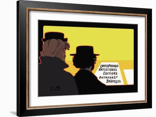 Cartes Postales-Henri Meunier-Framed Art Print