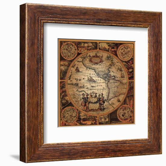 Cartographica II-null-Framed Premium Giclee Print