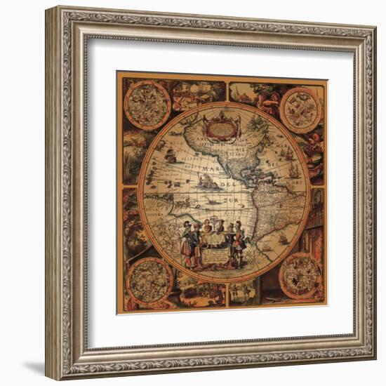 Cartographica II-null-Framed Art Print