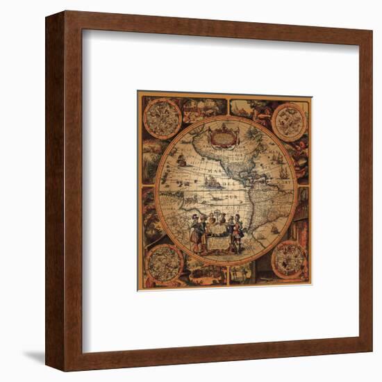 Cartographica II-null-Framed Art Print