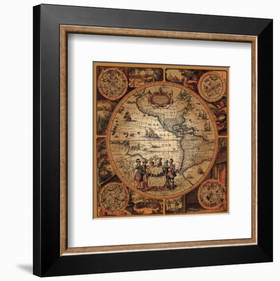 Cartographica II-null-Framed Art Print