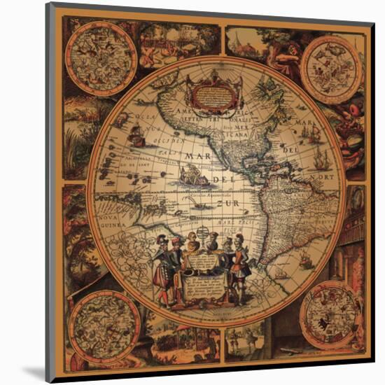 Cartographica II-null-Mounted Art Print