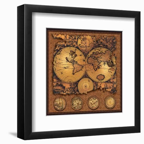 Cartographica III-null-Framed Premium Giclee Print