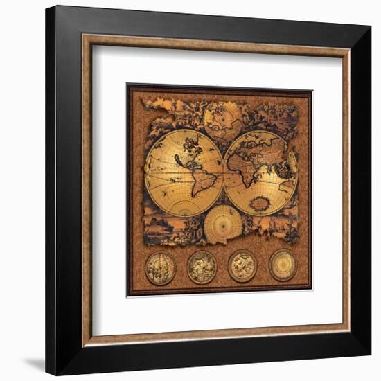 Cartographica III-null-Framed Premium Giclee Print