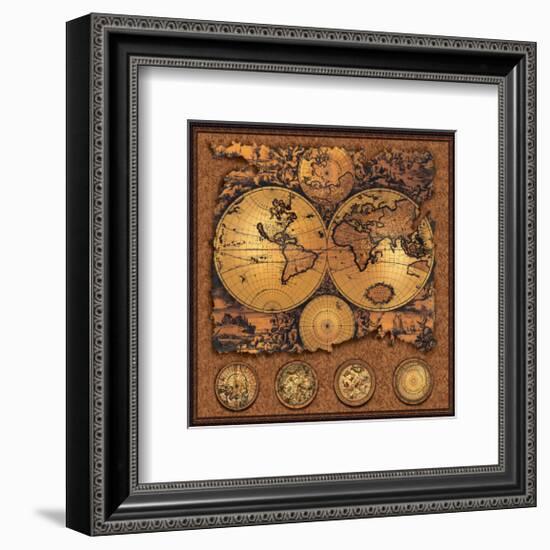 Cartographica III-null-Framed Premium Giclee Print