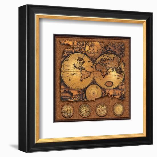 Cartographica III-null-Framed Premium Giclee Print