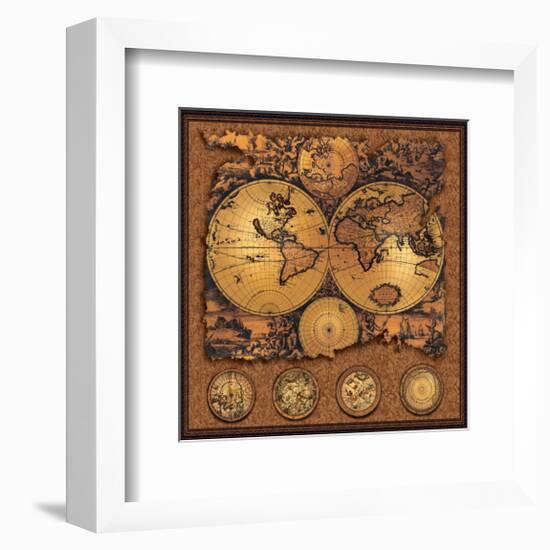 Cartographica III-null-Framed Premium Giclee Print